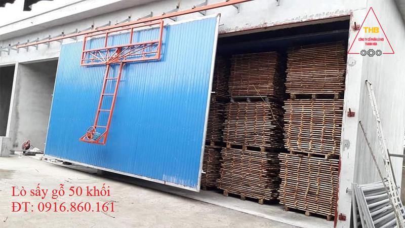 lò hơi sấy gỗ 50 khối